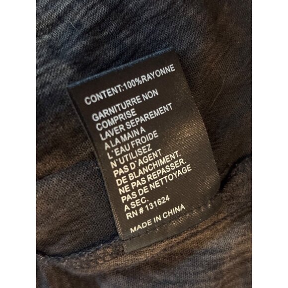 Calessa Womens XL Tunic 3/4 Sleeve Artsy Colorful Boho Tunic Wearable Art - Picture 9 of 10